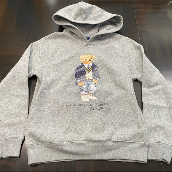 Polo Ralph Lauren Other - Ralph Lauren Polo Bear Boys Hoodie Long Sleeve  Size L(14–16)